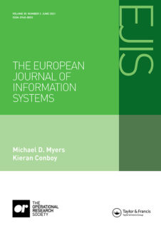 Towards entry "Article on Digital Nudging published in European Journal of Information Systems"